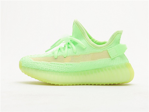 Youth Running Weapon Yeezy 350 V2 Green Shoes 0019